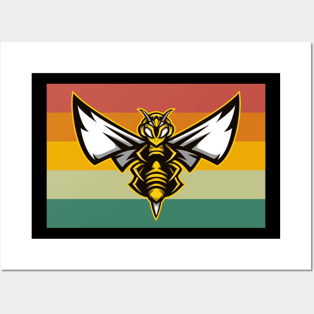 Vintage Animal Retro Hornet 04 Wall Art by rosenbaumquinton52